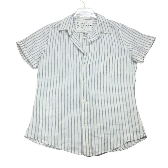 Frank & Eileen Linen short sleeve shirt, S - Picture 1 of 7